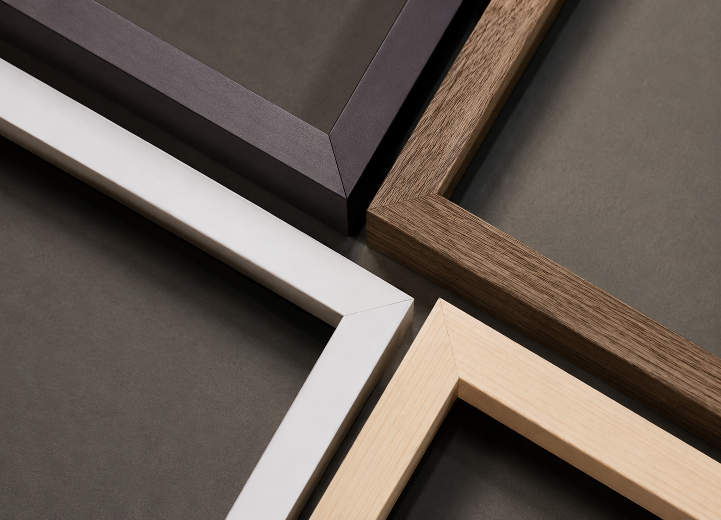 Close up detail of museum-grade custom framing