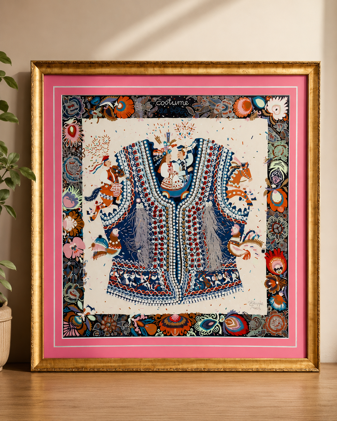 CraftHive custom framing example 1 installed in client home