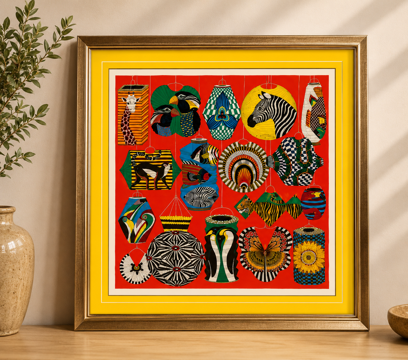 CraftHive custom framing example 4 installed in client home