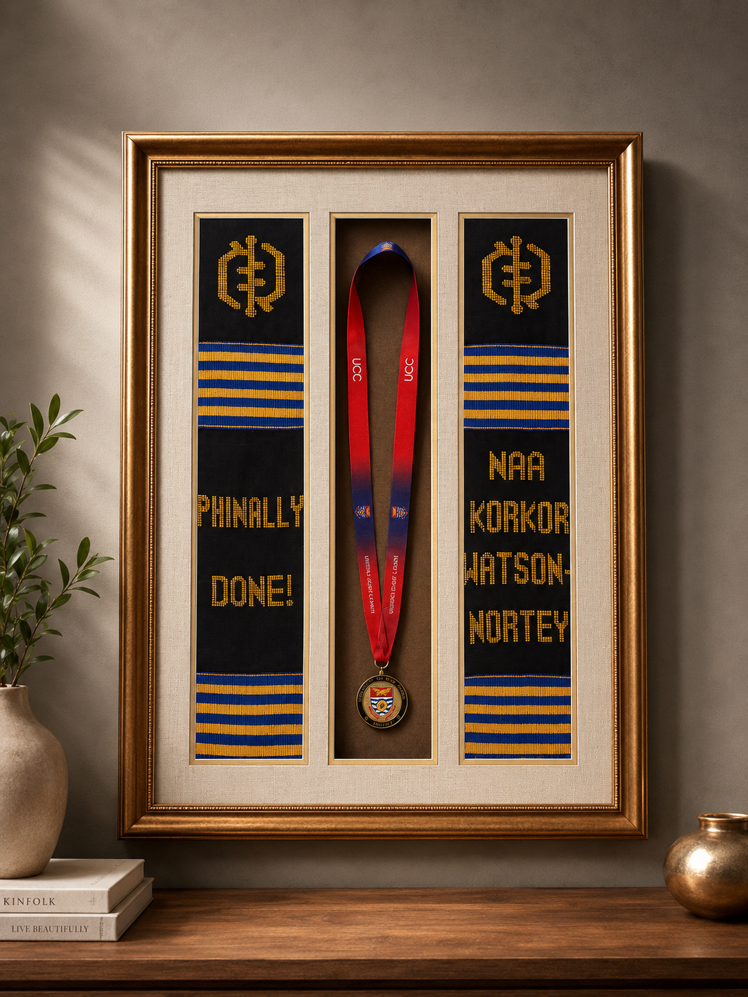 CraftHive custom framing example 7 installed in client home